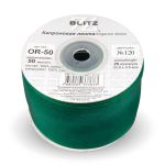 Лента капроновая (органза) 50.0 мм / 22.8±1 метра, 120 изумрудно-зеленый, Blitz OR-50