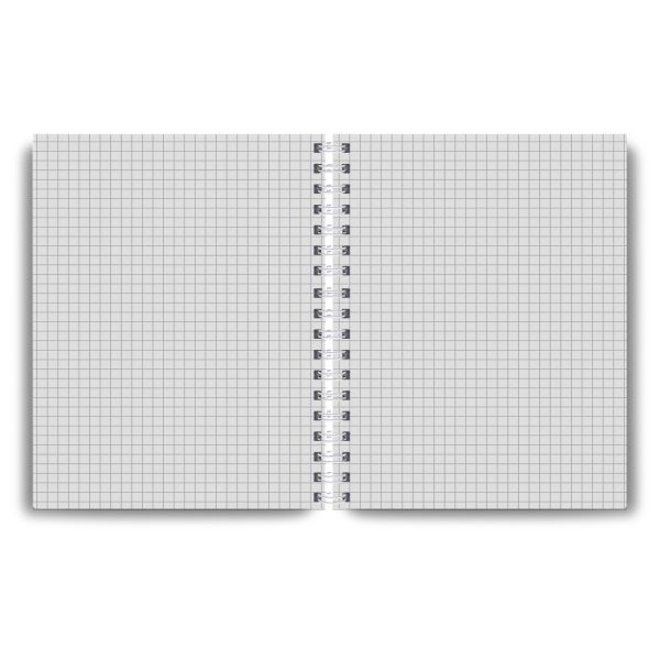 Тетрадь общая с запечатан. пластиковой обложкой, 500 мкр, A5+ 96 л. на гребне 65 г/м², белизна 100 %, 4 шт, клетка, 01388 Сила океана, Светоч ТЕТ96-002