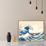 Картина по номерам Фрея, Кацусика Хокусай, Большая волна в Канагаве, 50х40 см