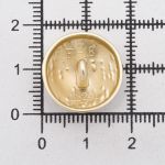 Пуговицы на ножке 28L=18 мм, металл, M.Gold (матовый золотой), 10 шт, MP21