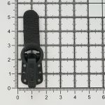 Крючок шубный Hobby&Pro 20 мм, 5 шт, 9005 черный