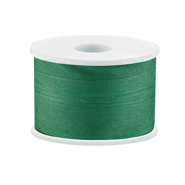 Лента (тесьма) шелковая 13.0 мм / 45.5±0.5 метров, №194 зеленый, Gamma SR-13