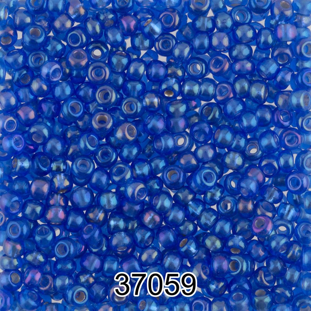 Бисер Preciosa круглый 10/0, 2.3 мм, 500 г, 37059 (Ф581) синий