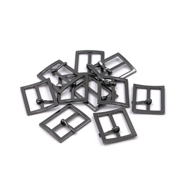 Пряжка ременная металл 26 мм, 10 шт, чер/никель, BIG