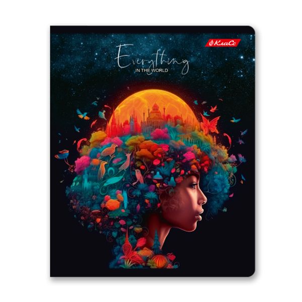 Тетрадь ученическая общая, глянцевая ламинация, A5+ 48 л. на скобе 65 г/м², белизна 100%, 10 шт, клетка в термоусадочной пленке, 000744 Гламурная, Светоч 48ТЕТк-004