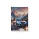 Бизнес-блокнот, матовая ламинация, ББ245 A6 64 л. 4 шт клетка, Горными дорогами 01661, Светоч