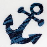 Набор для вышивания нитками Panna, Живая картина. Паттерн. Морской, 18х30 см