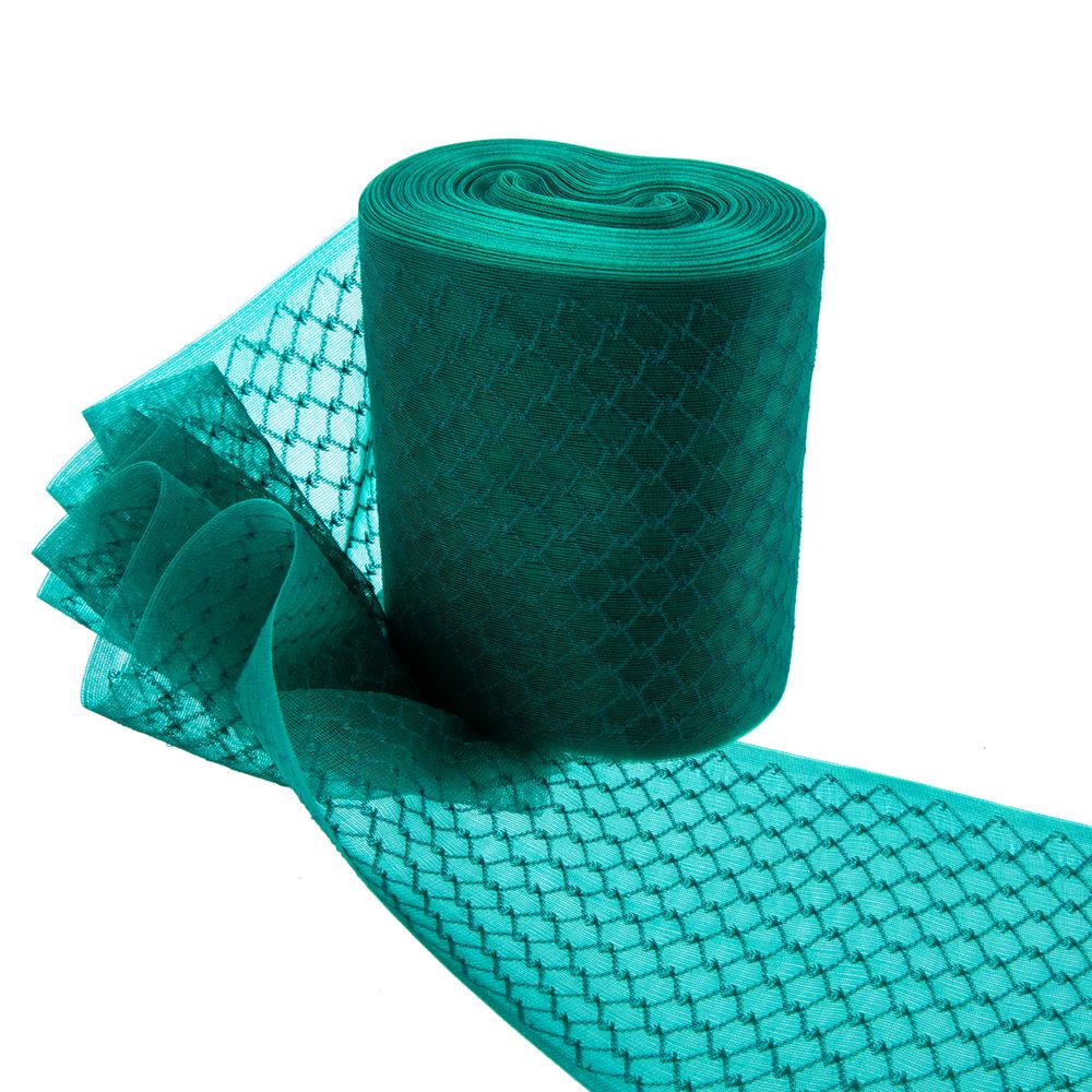 Лента капроновая для бантов 127-94 мм, / 20 метров, изумрудный, Gamma С 3505