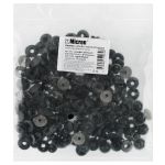 Кнопка Альфа (S-образная) ⌀15 мм, 72±5 шт, soft-touch металл, чёрный soft-touch, Micron