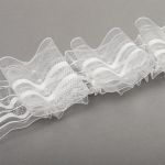 Лента (тесьма) шторная: сборка бантовая (1:2.5) 60 мм / 50 метров, цв.прозрачный