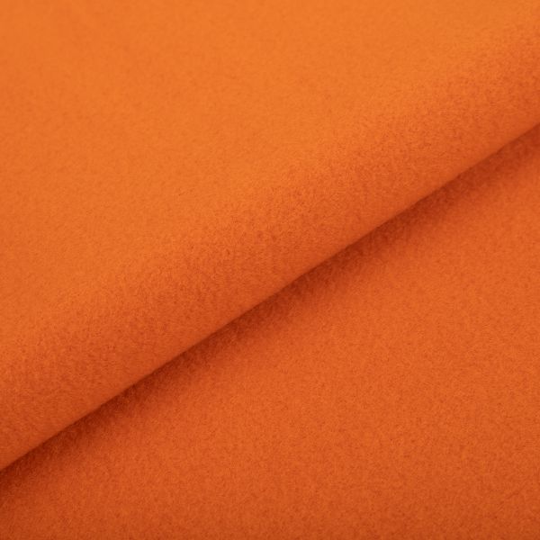 Флис 2-сторонний 280 г/м², 150х160±5 см, оранжевый/orange, Gamma FG-005N