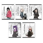 Тетрадь ученическая общая, A5+ 80 л. на скобе 65 г/м², белизна 100%, 5 шт, клетка в термоусадочной пленке, 000484 Одноклассницы, Светоч 80ТСК5_0_2_1