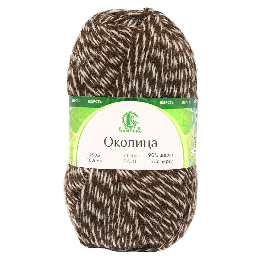 Пряжа Камтекс Околица / уп.5 мот. по 100 г, 250 м, 401 меланж 2