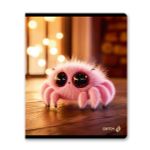 Тетрадь ученическая общая, выборочный лак, A5 48 л. на скобе 65 г/м², белизна 100% 10 шт клетка, 01493 Монстрики, Светоч Т195