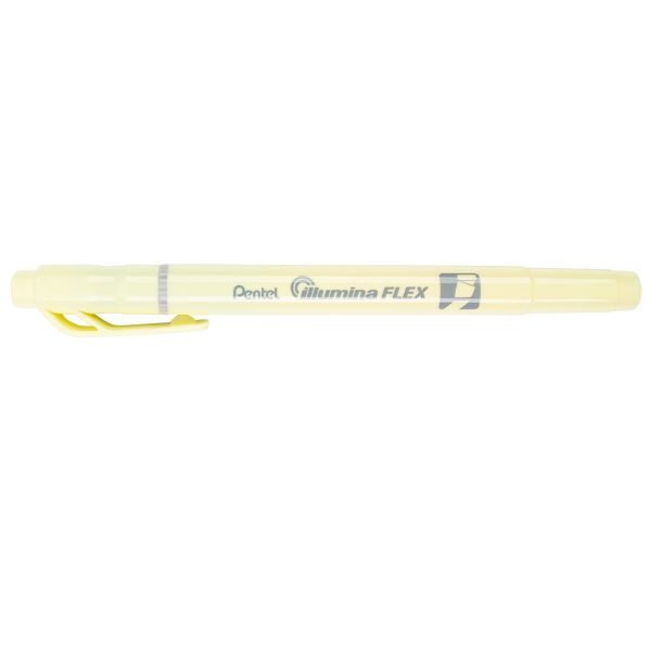 Текстовыделители двусторонние Illumina flex перо скошенное, 10 шт, SLW11P-GE, Pentel