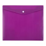 Папка-конверт для тетрадей с кнопкой A5+ 180 мкм волокно, 20 шт, пурпурный EC211130222, Expert Complete