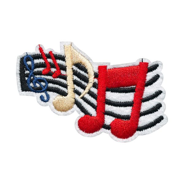 Термоаппликация №51/5, 5 шт, №3045 мелодия 7.5х4 см, Gamma