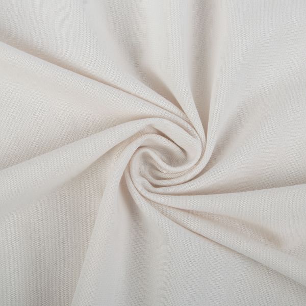 Трикотаж кукольный отрез 50х155 см, 225 г/м², 01 слоновая кость, Peppy DTF-01