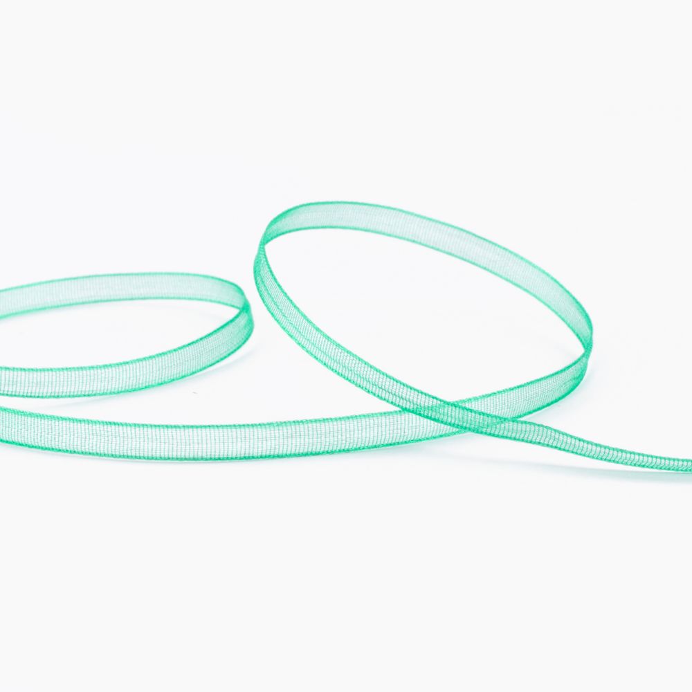 Лента капроновая (органза) _3.0 мм / 45.7 метров, 081 изумрудный, Blitz OR-3