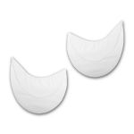 Подмышечники 14.5х9 см, средние, белый, Blitz DES-02