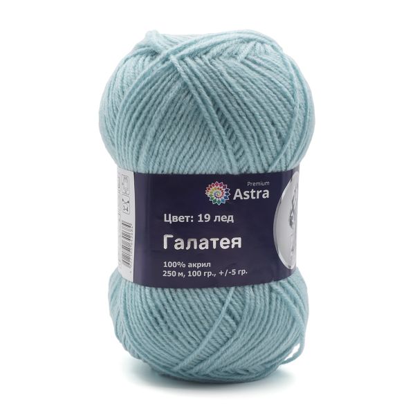 Пряжа Astra Premium (Астра Премиум) Галатея / уп.3 мот. по 100 г, 250 м, 19 лед