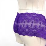 Кружево эластичное (стрейч) 8034 195мм цв.A0507 фиолетовый неон, 10 м, Kruzhevo