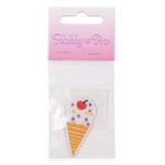 Термоаппликация Мороженое с вишенкой, 2.3х4.7см, Hobby&Pro