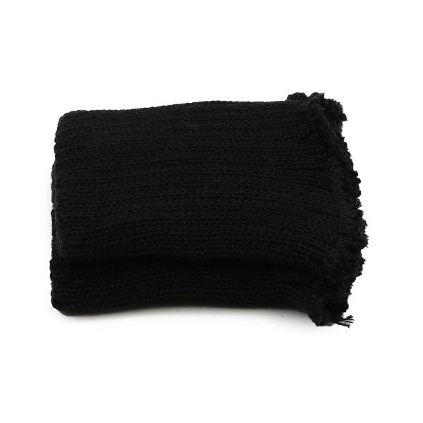 Манжеты трикотажные 7.0х9.5 см, 1 пара, плотные без шва, 004 черный