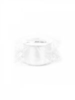 Лента атласная 1-сторонняя 50.0 мм / 22.5±1 метра, 3001 кипенно-белый, Magic4Hobby