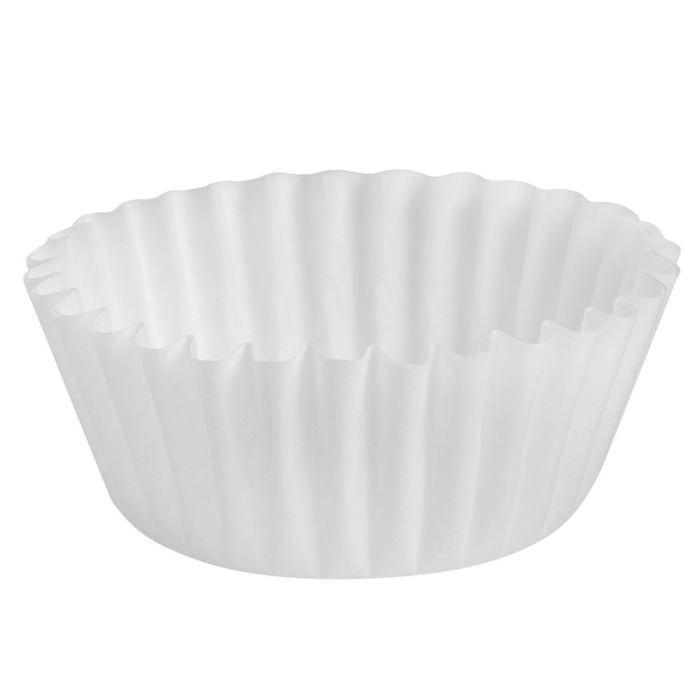 Формы для конфет (капсулы) бумажные 2.5 см, 2.5х2 см, 100 шт, №01 белый, S-Chief PPC-0030