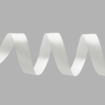 Лента декоративная ёлочка 25.0 мм / 20±1 метров, 01 белый