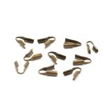 Протектор для защиты тросика 2 мм, 10 штук, Astra&Craft (латунь) 4AR2029