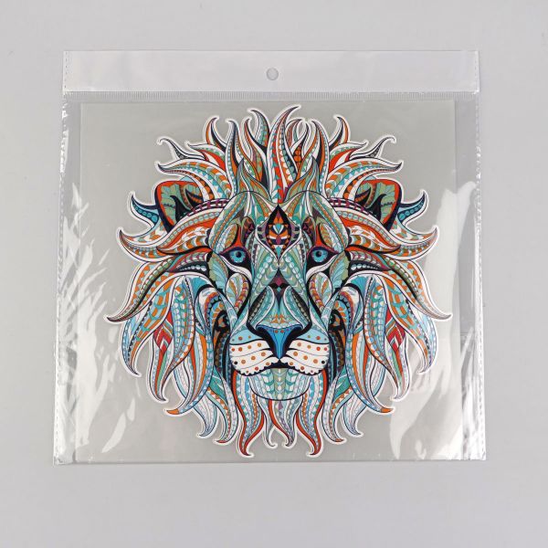 Термотрансфер лев 20х20см упак. 5 шт