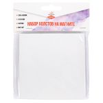 Холст грунтованный на картоне (набор на магните) 10х10 см, 280 г/м², 4 шт, квадратный/square мелкозернистый, Vista-Artista CMV-02