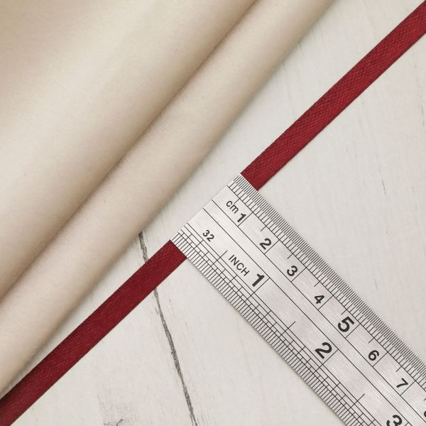 Лента атласная 1-сторонняя 6.0 мм / 22.86±1 метров, 029 бордовый, Globus