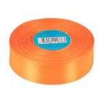 Лента атласная 1-сторонняя 25.0 мм / 33±2 метра, №511N(15-1360) оранжевый(неон), Gamma
