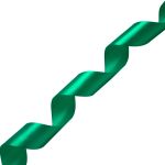 Лента атласная 1-сторонняя 50.0 мм / 22.86±1 метров, 092 зеленый, Globus