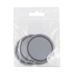 Термоаппликация светоотражающая Круг, d60 мм, LA421, 4 шт