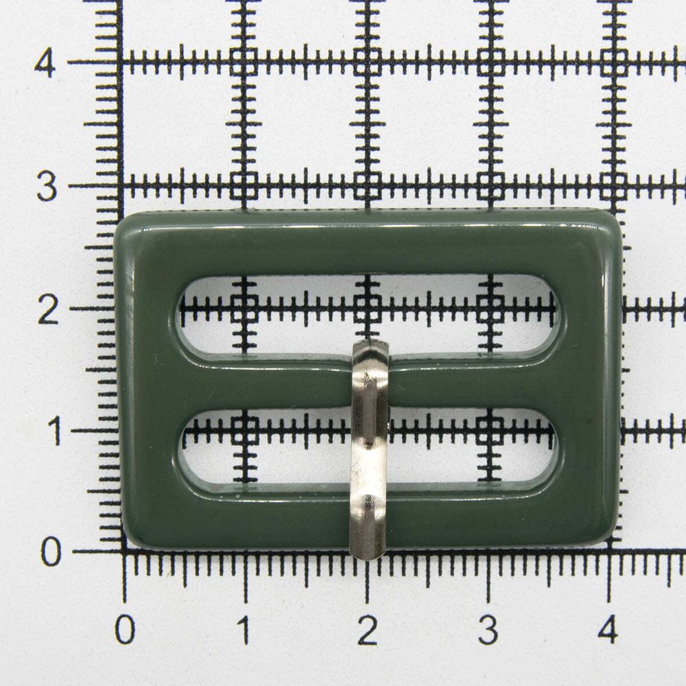 Пряжка с язычком 30 мм, 870 хаки, 10 шт /TOS/