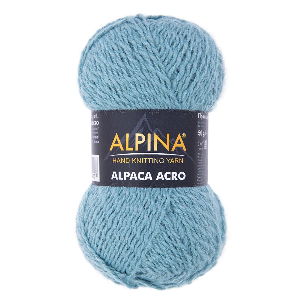 Пряжа Alpina Alpaca Acro / уп.4 мот. по 50г, 150м, 06 бирюзовый