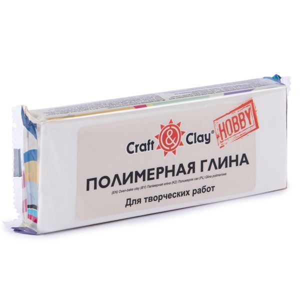 Полимерная глина 250 г, 1001 белый, Craft&Clay CCH