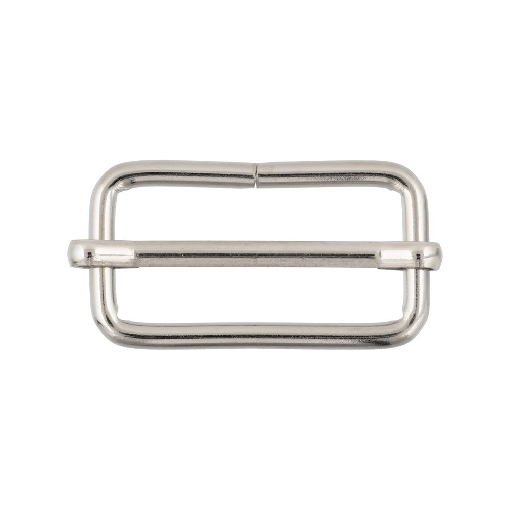 Шлевка металл 38х21 мм, 10 шт (5х2 шт), 04 никель, Gamma GHY-32