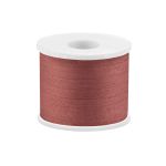 Лента (тесьма) шелковая 7.0 мм / 45.5±0.5 метров, №162 св. коричневый, Gamma SR-7