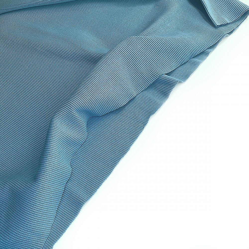 Кашкорсе с лайкрой пенье 400 г/м², 60+60 см / 15 метров, КАШ.400.18-4039.15, голубой