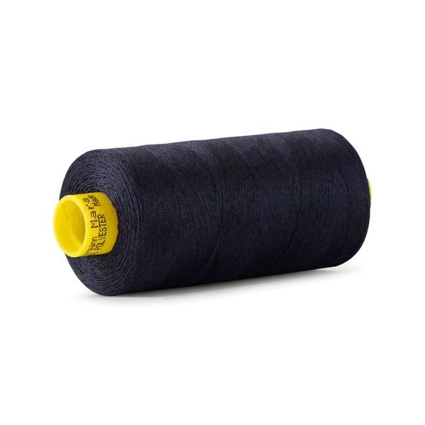 Нитка универсальная Gutermann Mara 120/2, 1000 м, 700207, 387 чернильно-черный, 1 катушка