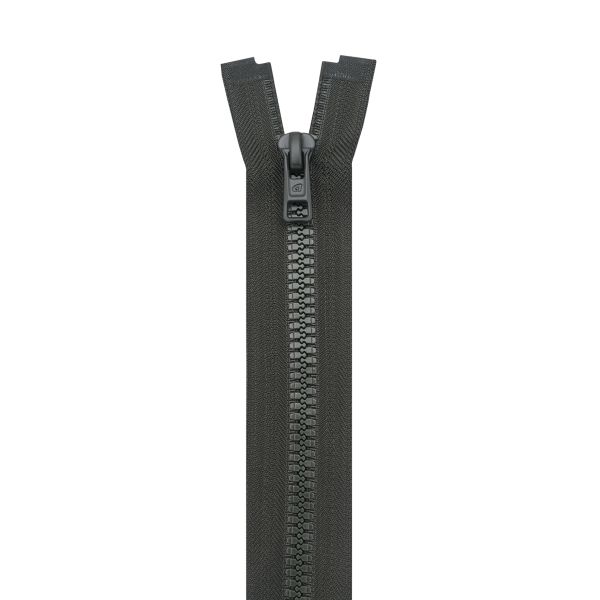 Молния трактор Arta Т6 (6 мм) 1 зам., разъем., 40 см, (2076), A237 т.хаки, НОВЫЙ МАТОВЫЙ ЗАМОК, уп.5 штук