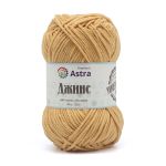 Пряжа Astra Premium (Астра Премиум) Джинс (Jeans) / уп.4 мот. по 50 г, 135 м, 810 бежевый