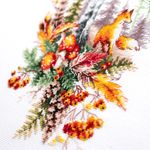 Набор для вышивания нитками Чудесная игла, Дух осеннего леса 17х27 см