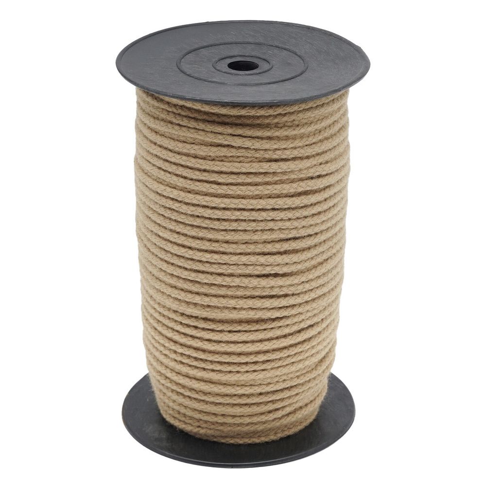 Шнур плетеный ⌀4.0 мм / 100 метров, акрил, 04 бежевый
