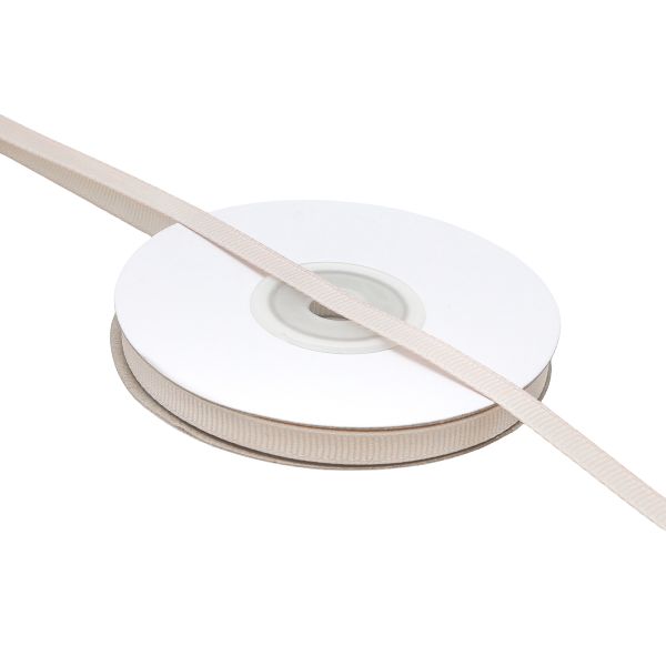 Лента репсовая (в рубчик) 6.0 мм, 111 дымчато-серый, уп.18,28 м